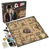 A Harry Potter themed Cluedo board game is laid out on a surface, with the game box visible. Produktbild-Vorschau