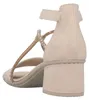 Rieker Damen Sandale Sandalette Strass Metallic Blockabsatz Produktbild-Vorschau 8