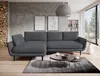 A modern living room with a grey sectional sofa, coffee table, and decorative elements. Produktbild-Vorschau
