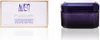 A product shot of a perfume box and its accompanying body cream jar. Podgląd zdjęcia produktu