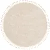 Volero - Teppich Hochflor Rund - Lofty Fringe Creme Weiß - Produktbild-Vorschau 3