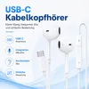 USB-C In-Ear Kopfhörer mit Mikrofon – Kabelgebundene Produktbild-Vorschau 2