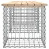vidaXL Banc de jardin en gabions 203x44x42 cm Pin massif Voir les images du produit 4
