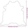 Tappeto in vera pelle di mucca Marrone e bianco 180x220 cm Anteprima dell’immagine prodotto 8