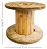 Kabeltrommel Natur  70cm x Höhe 58cm Produktbild-Vorschau 3