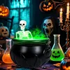 Heksenketel nevelmachine, Halloween, 12 LED, rookmachine, Productafbeelding-voorbeeld 12