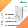 10x Fensterhaken Dekohaken Klemmträger, transparent, zur Produktbild-Vorschau 7