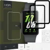 A product packaging for a screen protector for a smartwatch, with the smartwatch displayed. Produktbild-Vorschau