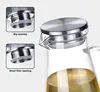 2,2 Liter Glas Karaffe Glaskrug mit Deckel, Wasserkaraffe, Produktbild-Vorschau 2