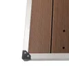 vidaXL Piatto doccia da giardino in acciaio inox WPC 110 x Anteprima dell’immagine prodotto 4
