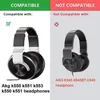 Náušníky šC AKG K550, K551, K553 šC Paměťová pěna šC Kůže Náhled obrázku produktu 4