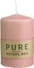 WENZEL PURE Kerze Safe Candle 9x6cm antikrosa, rosa Produktbild-Vorschau 1
