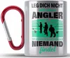 Trendation - Angler Edelstahl Tasse Karabiner Geschenk für Produktbild-Vorschau 1