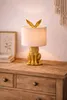 Clayre & Eef Tischlampe Kaninchen Ø 20x43 cm Goldfarbig Produktbild-Vorschau 6