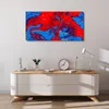 Coloray Bild aus Leinwand 100x50 Leinwand Dekoration - Rote Produktbild-Vorschau 4
