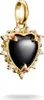 Thomas Sabo Charm pendentif cœur vintage noir Connect doré Voir les images du produit 1