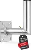 PremiumX 15cm Wandhalter Aluminium SAT Wand Halterung Produktbild-Vorschau 1