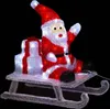 LED-Figur für Außenbereich, Weihnachtsmann auf Schlitten, Produktbild-Vorschau 1