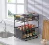 Organizer Pod Zlew Kuchnia Łazienka Składany 22Cm Czarna Podgląd zdjęcia produktu 2
