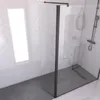 Volet pivotant pour paroi de douche fixe - 40x200cm - Verre Voir les images du produit 2