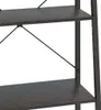 vidaXL Standregal mit 5 Böden Schwarz 56x35x174 cm Produktbild-Vorschau 6