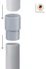 INEFA Fallrohr Verbinder, PVC DN75 / 75mm Grau Produktbild-Vorschau 3