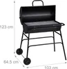 relaxdays 10030690_0 relaxdays Holzkohlegrill Anteprima dell’immagine prodotto 4