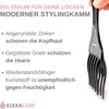 ELEXACARE Stylingkamm Afrokamm - Grobzinkiger Finger-Styler Produktbild-Vorschau 2
