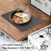 Tischsets Abwaschbar, Platzset Leder 6er Set Abwischbar Produktbild-Vorschau 4