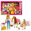 Barbie Equitation avec Barbie (blonde), Chelsea, un cheval Voir les images du produit 16