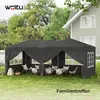 WOLTU Pavillon, mit 6 Seitenwänden, 3x6 Pop Up, wetterfest, Produktbild-Vorschau 2