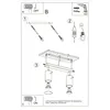 Instructional diagram for assembling a ceiling lamp. Náhled obrázku produktu