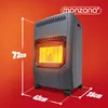 MONZANA® Stufa a Gas GH4500 Riscaldatore per Interni 4200 W Anteprima dell’immagine prodotto 6