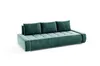 Sofa 3-Sitzer mit Schlaffunktion VOGAR Stoff Monolith Grün Produktbild-Vorschau 1