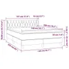 Maison Exclusive - Boxspringbett mit Matratze Schwarz Produktbild-Vorschau 6
