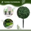 HOMCOM 2er-Set Künstlicher Buchsbaum groß 70 cm Produktbild-Vorschau 4