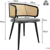 Flieks Esszimmerstühle 6er-Set, Stuhl Essstühle mit Produktbild-Vorschau 7