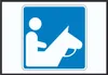Reitplatz Schild mit Symbol A0 (841x1189mm) Produktbild-Vorschau 1