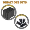 A marketing image showing the contents of a set, with two distinct circular areas highlighting different items. Produktbild-Vorschau