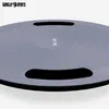 A close-up, angled view of a gray balance board with concentric rings and two oval cutouts for handles. The 'GORILLA SPORTS' logo is visible in the top left corner. Produktbild-Vorschau