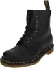 A black leather boot is shown against a white background. Produktbild-Vorschau
