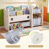COSTWAY 2 in 1 Bücherregal Kinder, 2-stufiges Kinderregal Produktbild-Vorschau 7