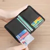 Mini Kartenetui aus Kunstleder, dünnes Portemonnaie für 10 Produktbild-Vorschau 2