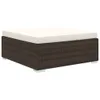 11-tlg. Garten-Lounge-Set mit Auflagen Poly Rattan Braun Produktbild-Vorschau 6