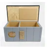 QLS Casetta per gatti in legno 86x47x37cm con anticamera Anteprima dell’immagine prodotto 10