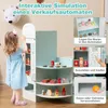 COSTWAY Negozio in legno per bambini con bancone, Anteprima dell’immagine prodotto 5