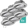 6er Set Oktaplex Einbaustrahler schwenkbar 3-Step dimmbar Produktbild-Vorschau 1