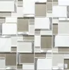 Mosaikfliese Transluzent Aluminium wie hellbeige Produktbild-Vorschau 1