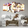 Bild auf Leinwand - Leinwandbild - Stadt Straße Nacht - Produktbild-Vorschau 6