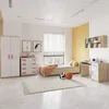 A child's bedroom with a bed, wardrobe, dresser, and desk. Náhľad obrázku produktu
